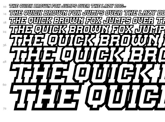 Master Droid font waterfall